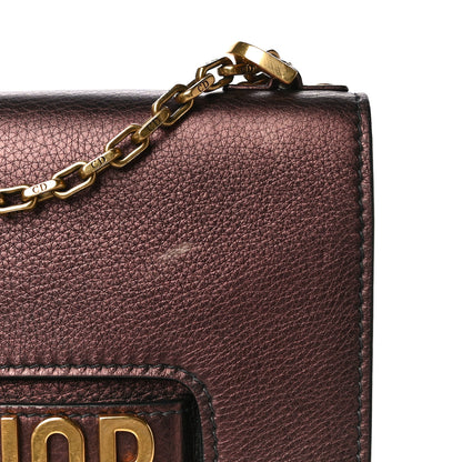 Christian Dior Metallic Calfskin J'Adior Chain Flap Bag Noisette 11 of 12
