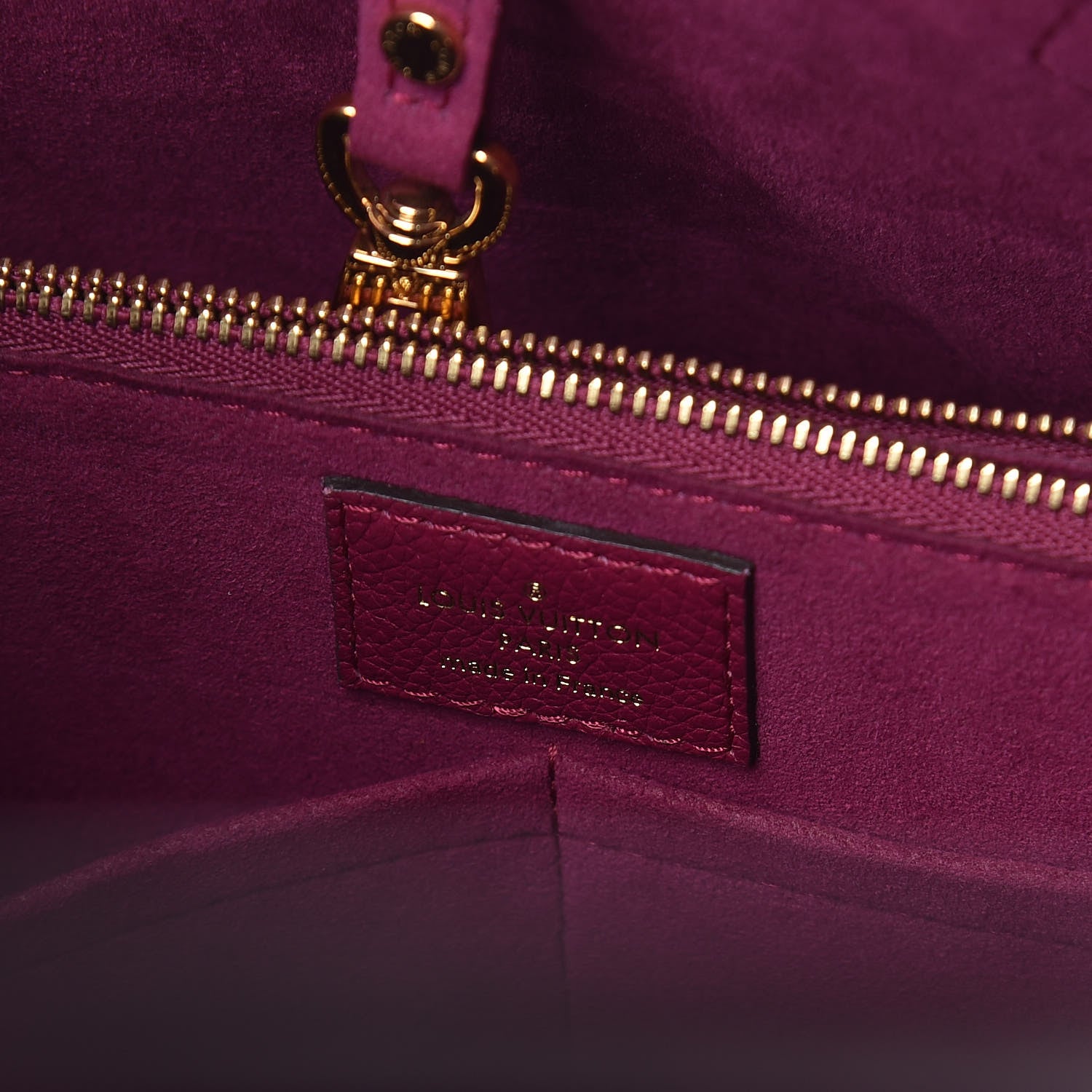 Louis Vuitton Calfskin Monogram Kimono Tote Grape 6 of 9