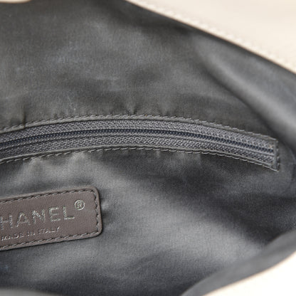 Chanel Calfskin Soho CC Shopper Tote White 8 of 17