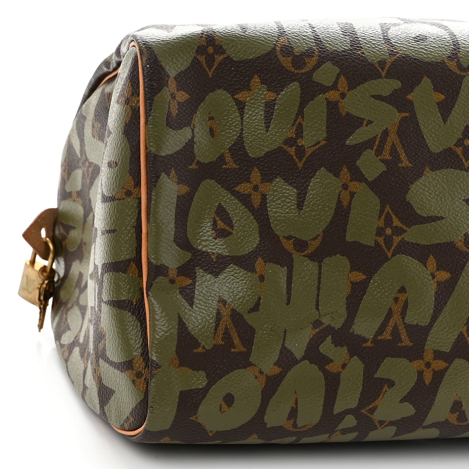 Louis Vuitton Monogram Graffiti Speedy 30 Kaki 8 of 9