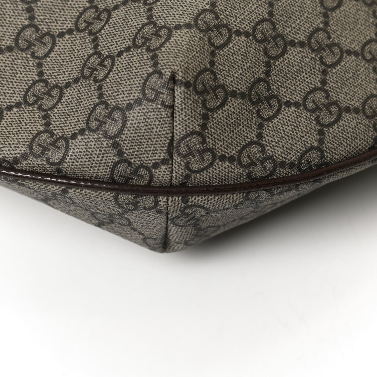 Gucci GG Supreme Monogram Web Ophidia Half Moon Hobo Brown 11 of 12