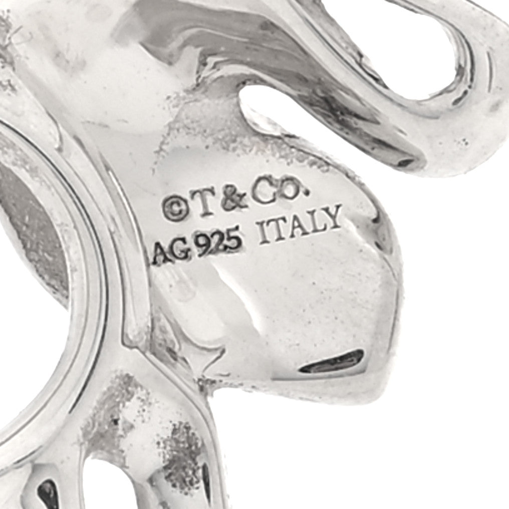 Tiffany Sterling Silver Tsavorite Save the Wild Elephant Charm 3 of 4