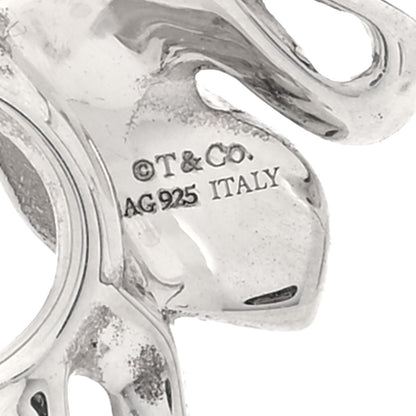 Tiffany Sterling Silver Tsavorite Save the Wild Elephant Charm 3 of 4