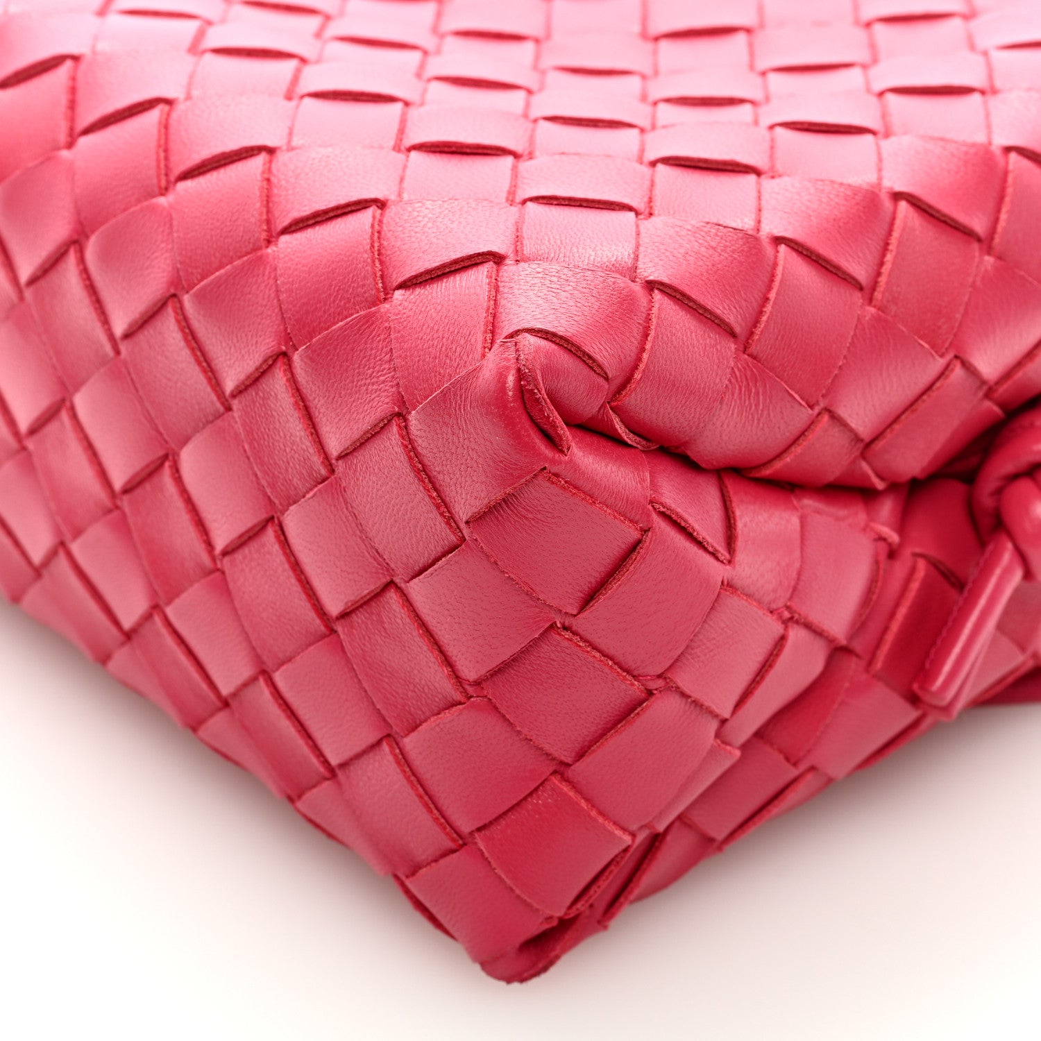 Bottega Veneta Nappa Intrecciato Small Loop Camera Bag Cranberry 8 of 8