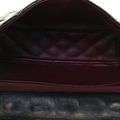 Chanel Washed Lambskin Quilted Maxi Single Flap Black 4 of 15