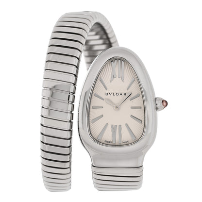 Bulgari Stainless Steel 35mm Serpenti Tubogas Quartz Watch 1 of 5