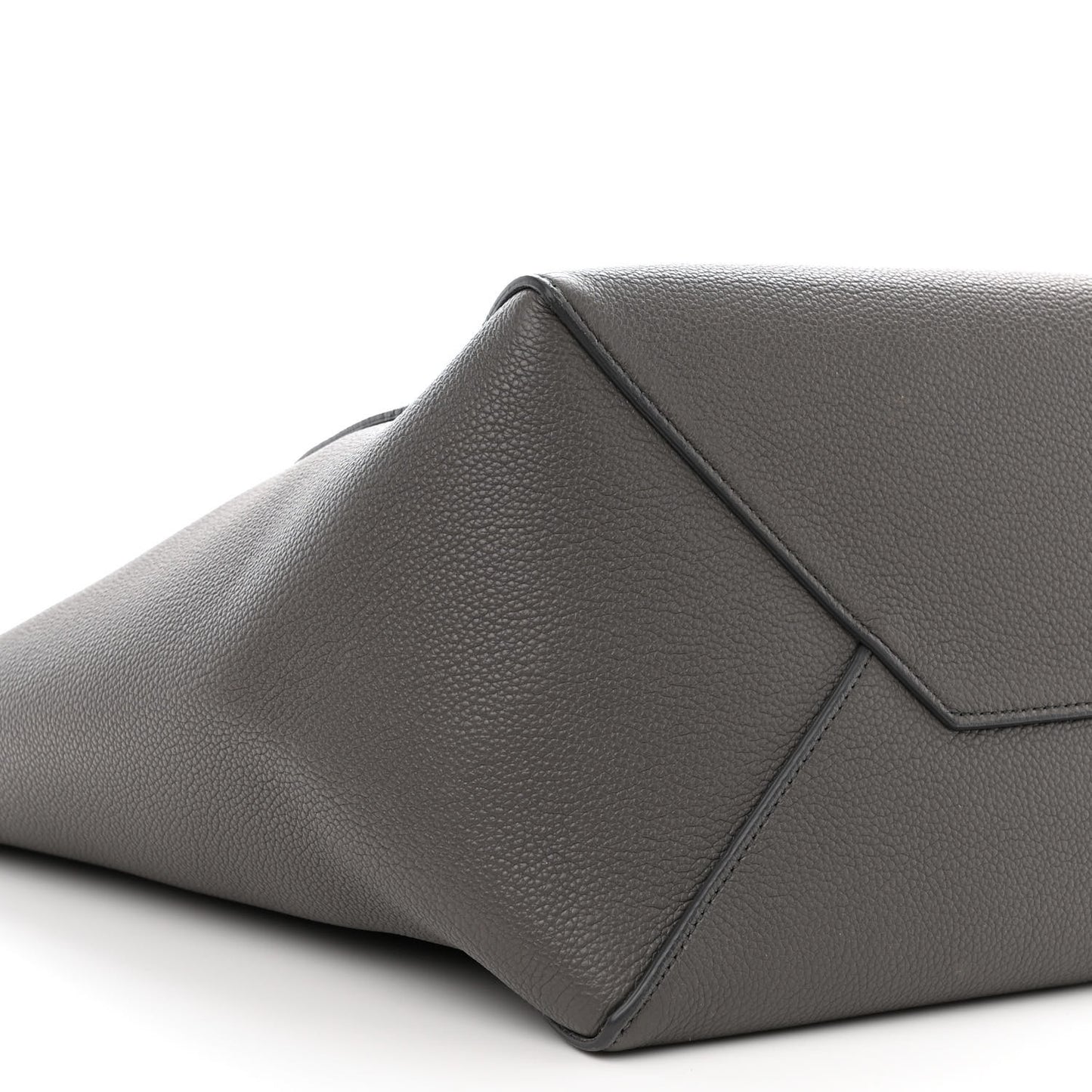 Soft Grained Calfskin Small Belt Cabas Phantom Taupe