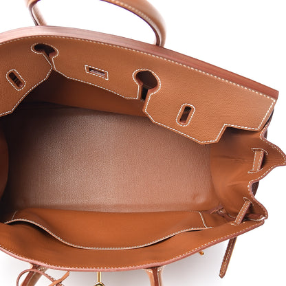 Hermes Courchevel HAC Birkin 32 Gold 4 of 13