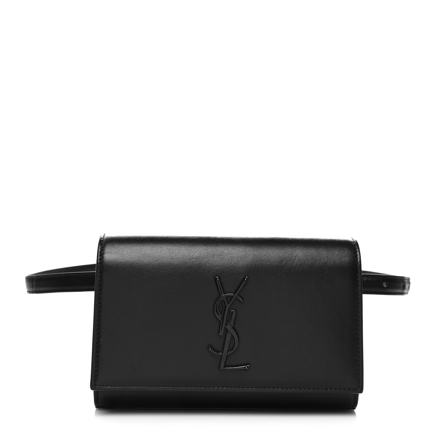 Saint Laurent Smooth Calfskin Monogram Kate Belt Bag Black 1 of 9