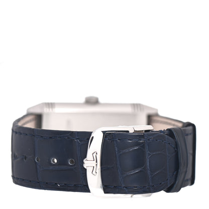 Jaeger-LeCoultre Stainless Steel Alligator 29.9mm Reverso Tribute Moon Manual Winding Watch Q3958420 4 of 6