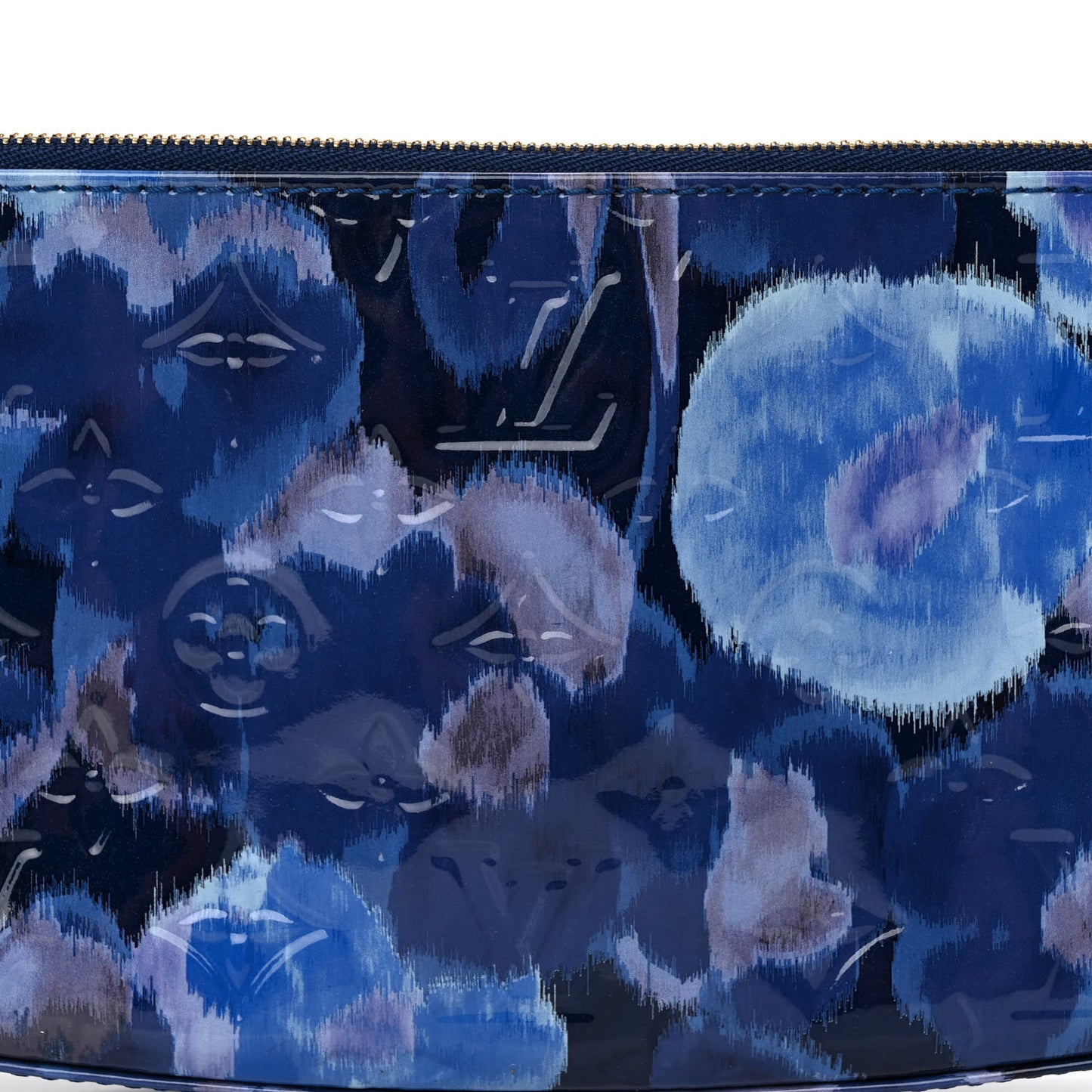 Vernis Ikat Pochette Accessories NM Grand Blue