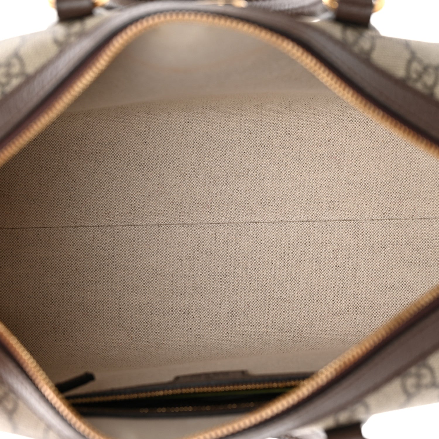 Gucci GG Supreme Monogram Web Medium Ophidia Top Handle Bag Beige Ebony 5 of 13
