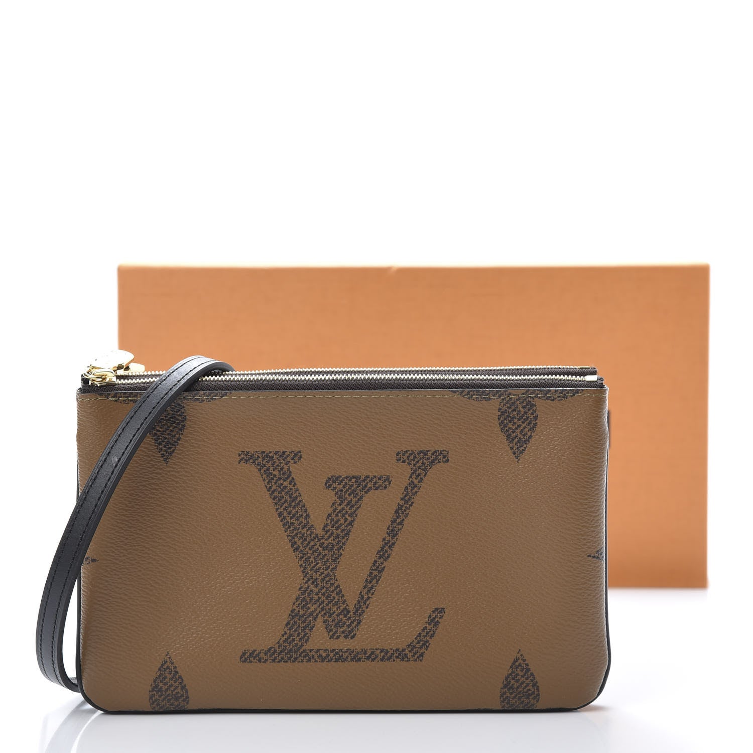 Louis Vuitton Reverse Monogram Giant Double Zip Pochette 12 of 12