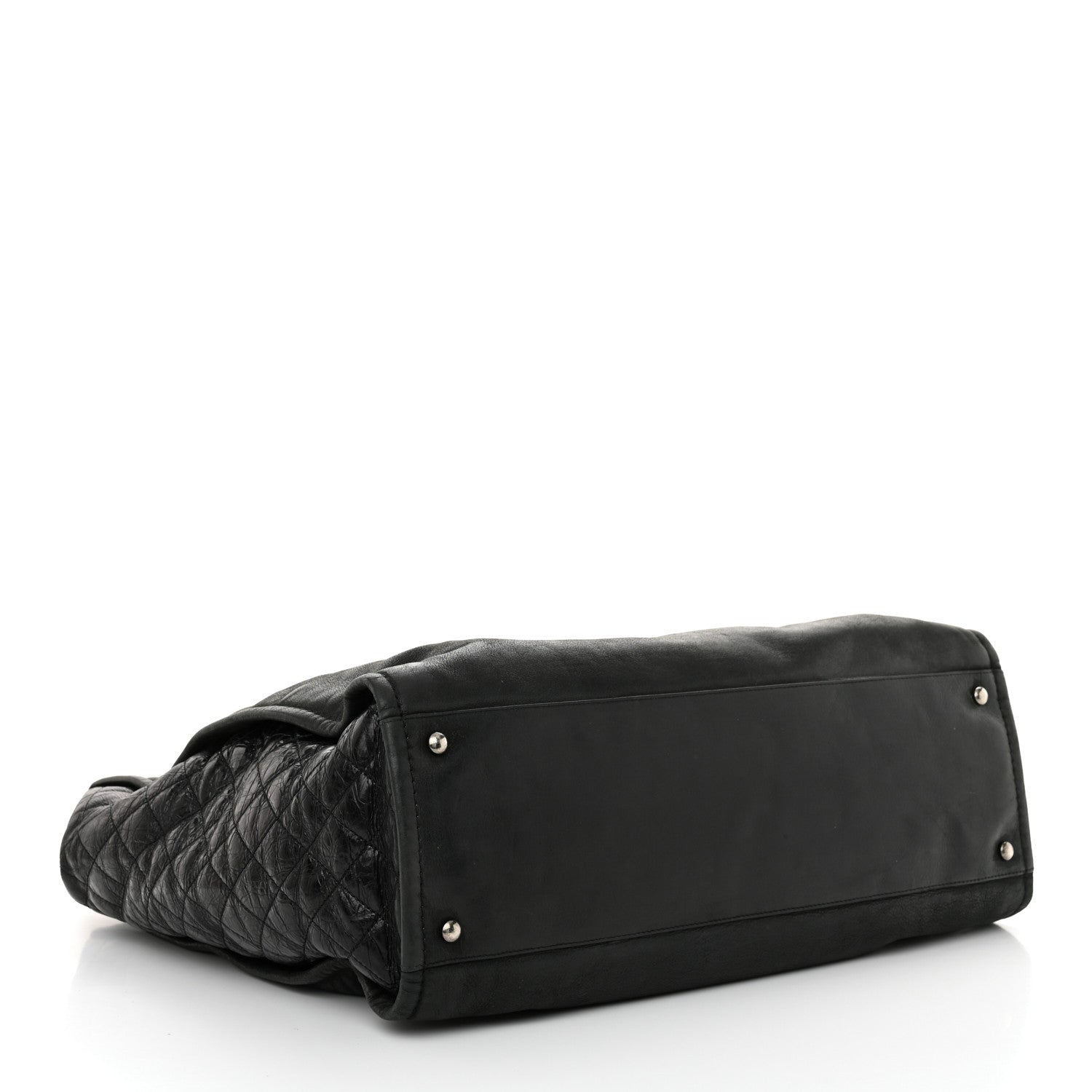 Chanel Iridescent Calfskin In the Mix Tote Black 4 of 16