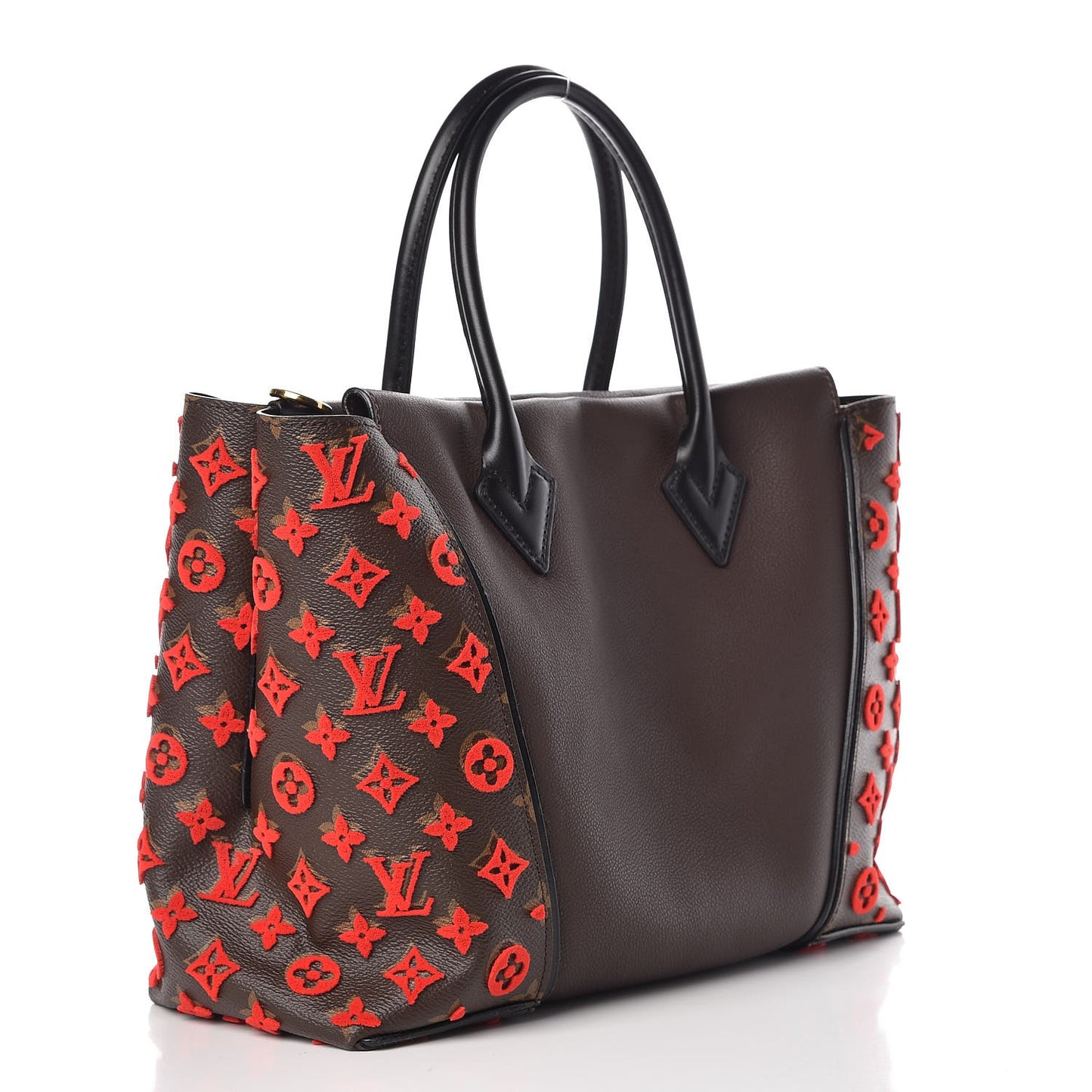 Veau Cachemire Tote W PM Chocolate