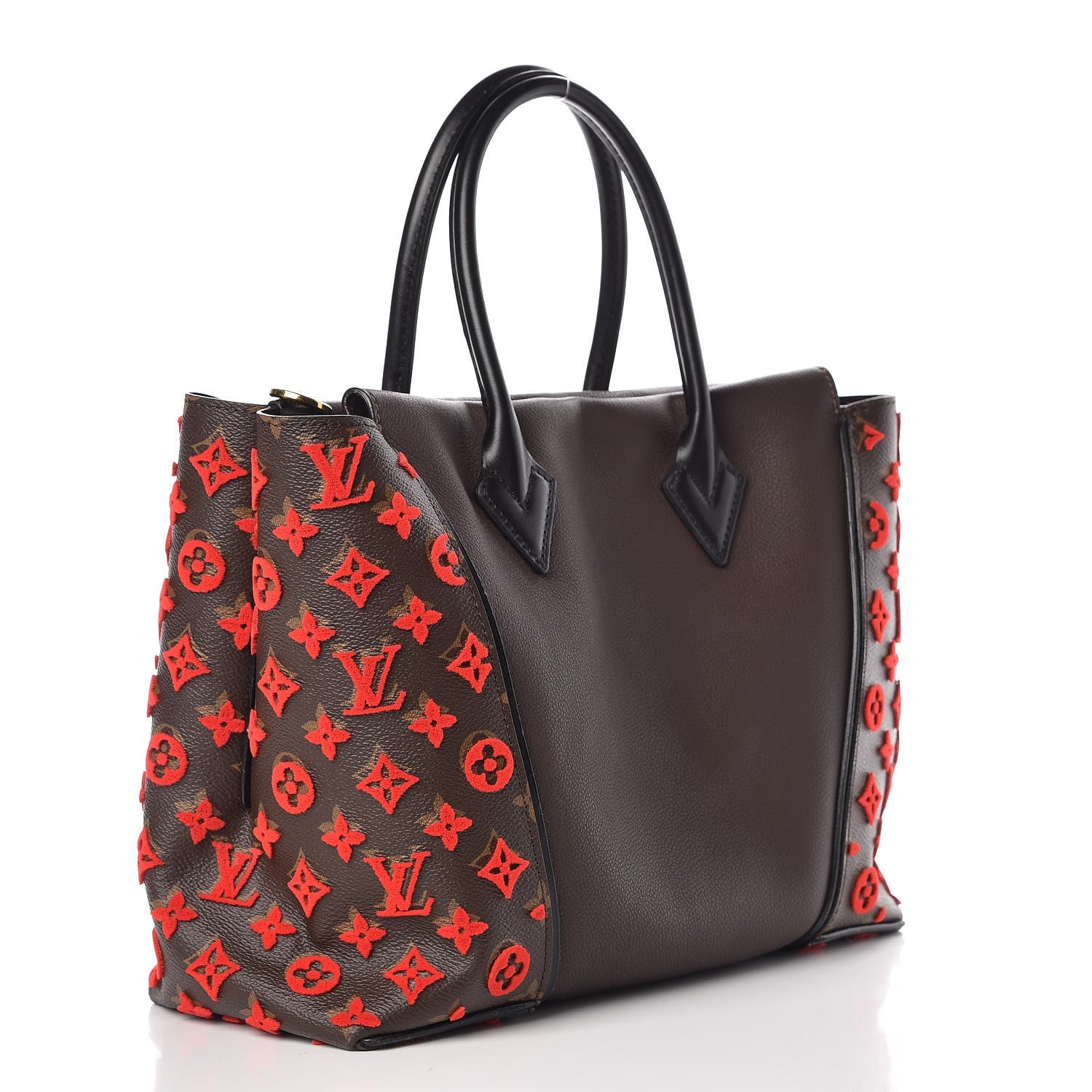 Louis Vuitton Veau Cachemire Tote W PM Chocolate 3 of 7