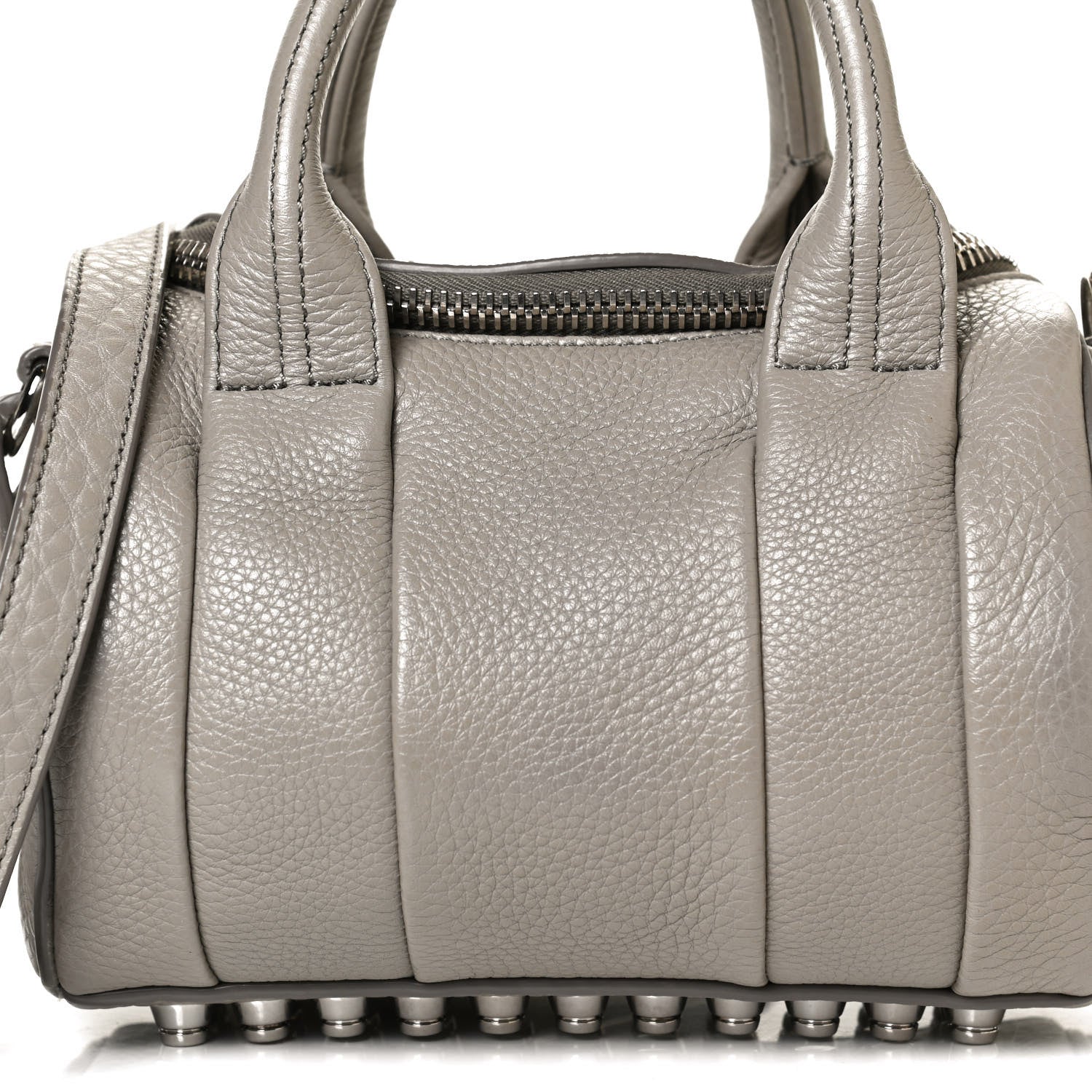 Alexander Wang Pebbled Lambskin Mini Rockie Mink Silver Hardware 9 of 12