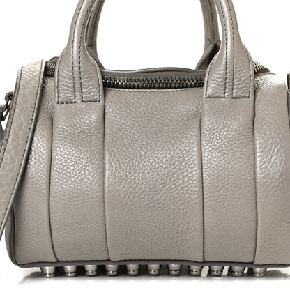 Alexander Wang Pebbled Lambskin Mini Rockie Mink Silver Hardware 9 of 12