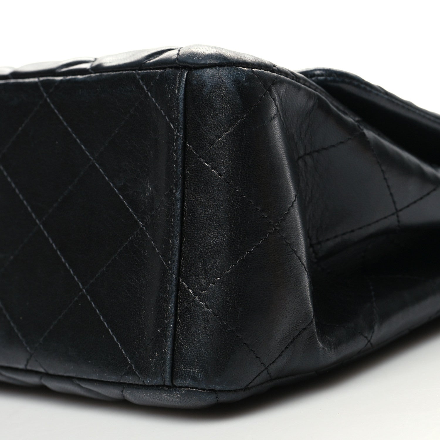 Chanel Lambskin Quilted Maxi Single Flap Black 10 of 12