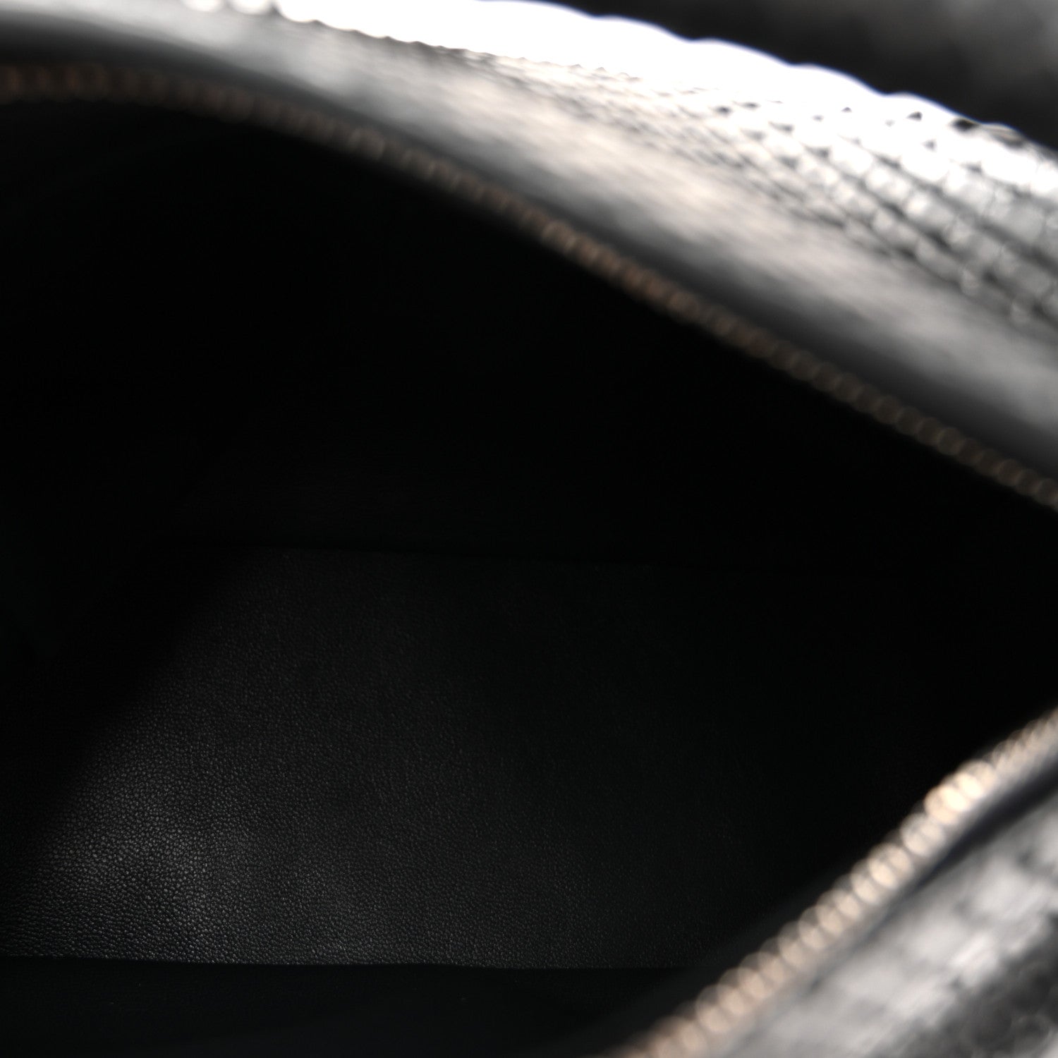 Loewe Snakeskin Mini Puzzle Bag Dark Grey 5 of 10
