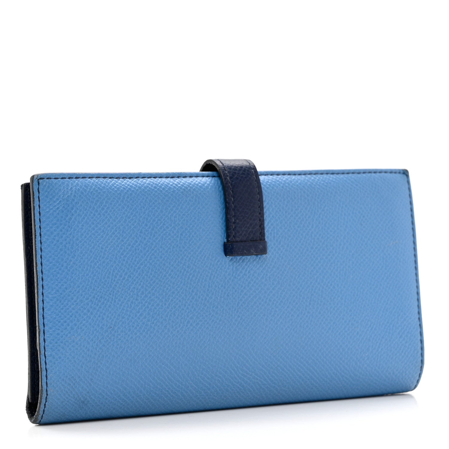 Hermes Epsom Bi Color Bearn Wallet Izmir Bleu Saphir 3 of 10