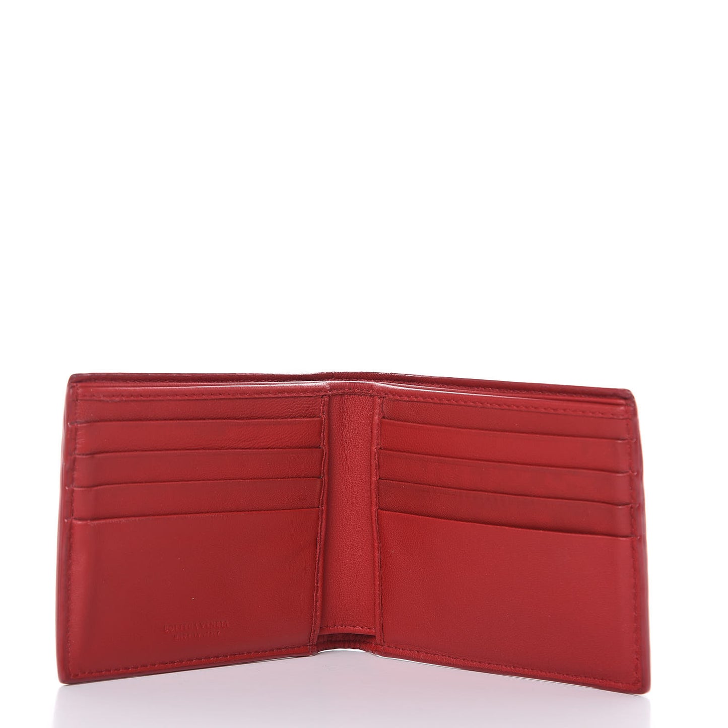 Nappa Intrecciato Bi-Fold Wallet Black Multicolor
