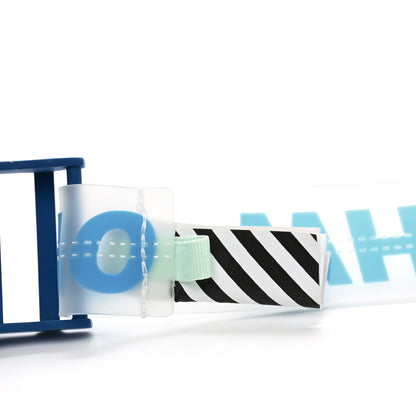 Off-White Rubber Industrial Belt Blue 4 of 6