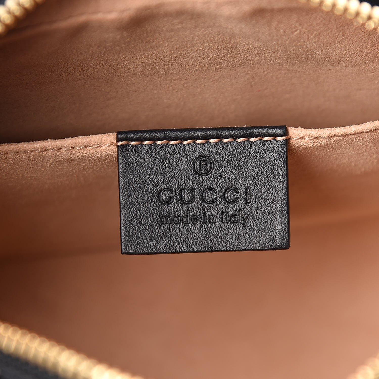 Gucci Suede Small Ophidia Belt Bag 85 34 Hibiscus Red 6 of 10