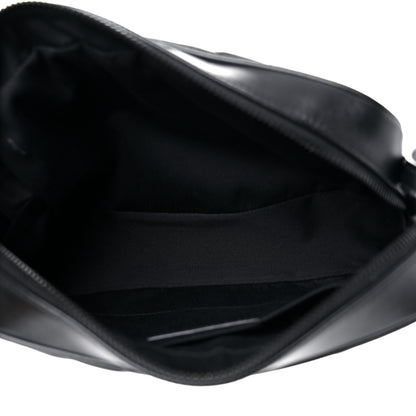 Saint Laurent Calfskin Matelasse Monogram Lou Camera Bag Black 5 of 9