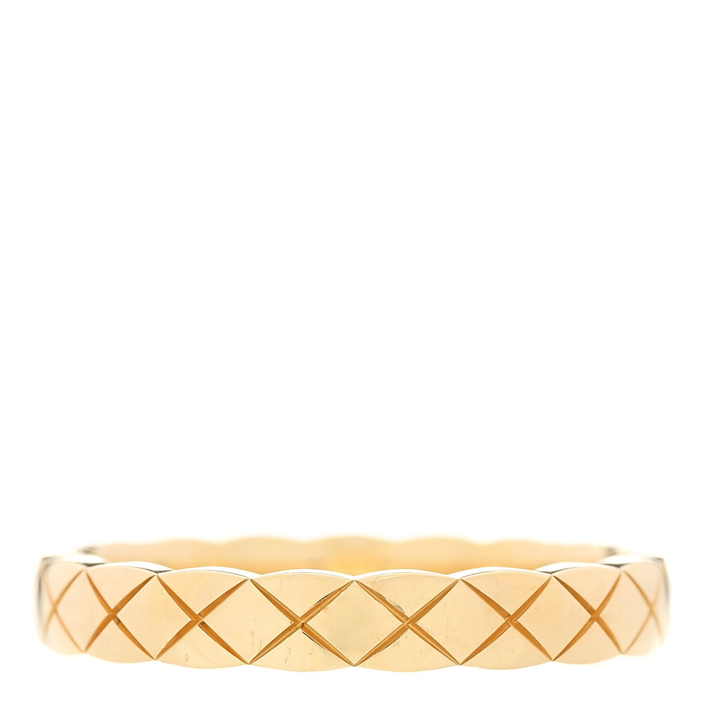 18K Yellow Gold Mini Coco Crush Ring 55 7.25