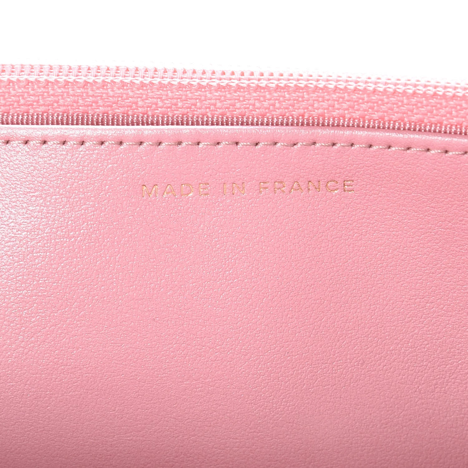 Chanel Iridescent Caviar Quilted Wallet on Chain WOC Rose Pink 7 of 11