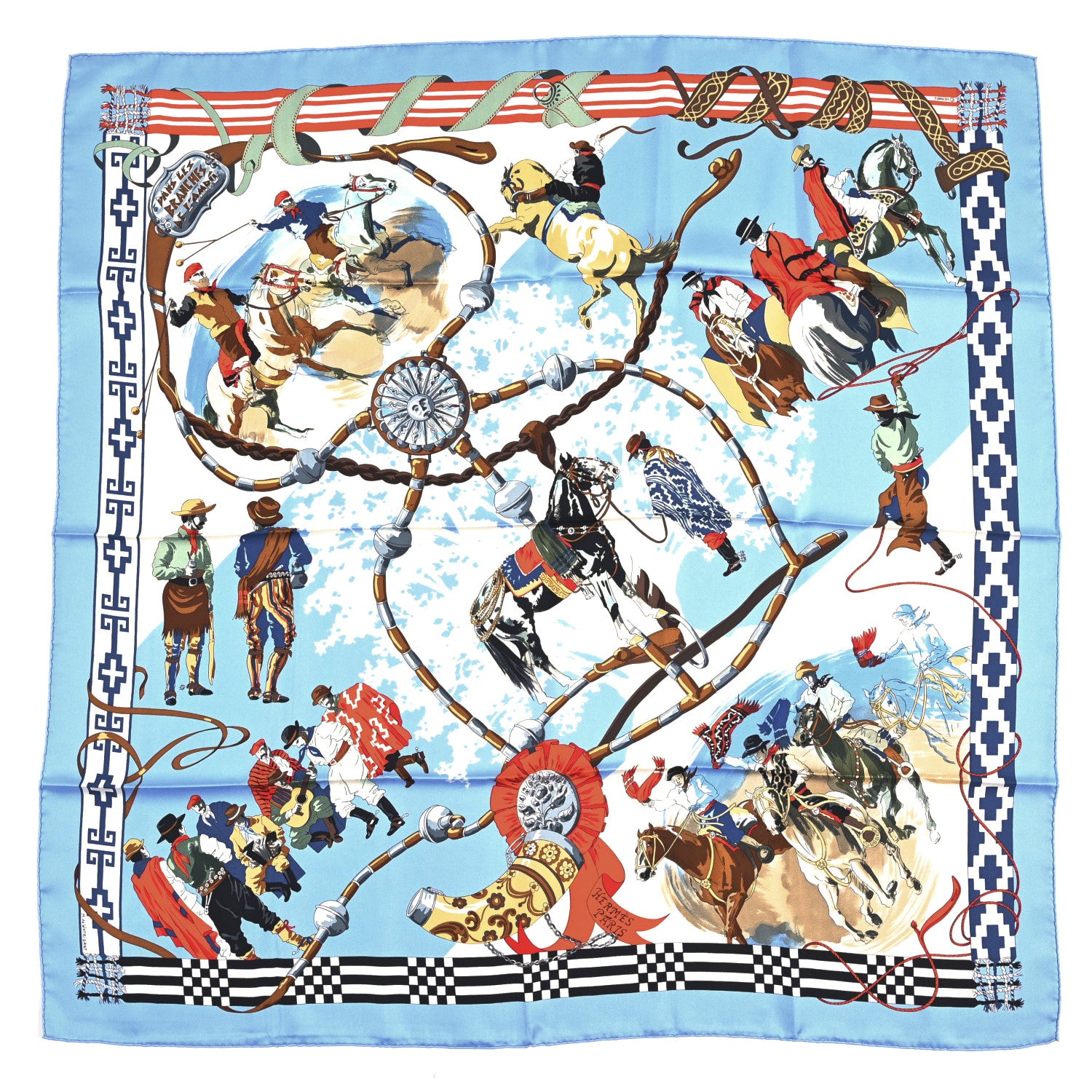 Hermes Silk Dans Les Branches L'Ombo Scarf 90 1 of 4