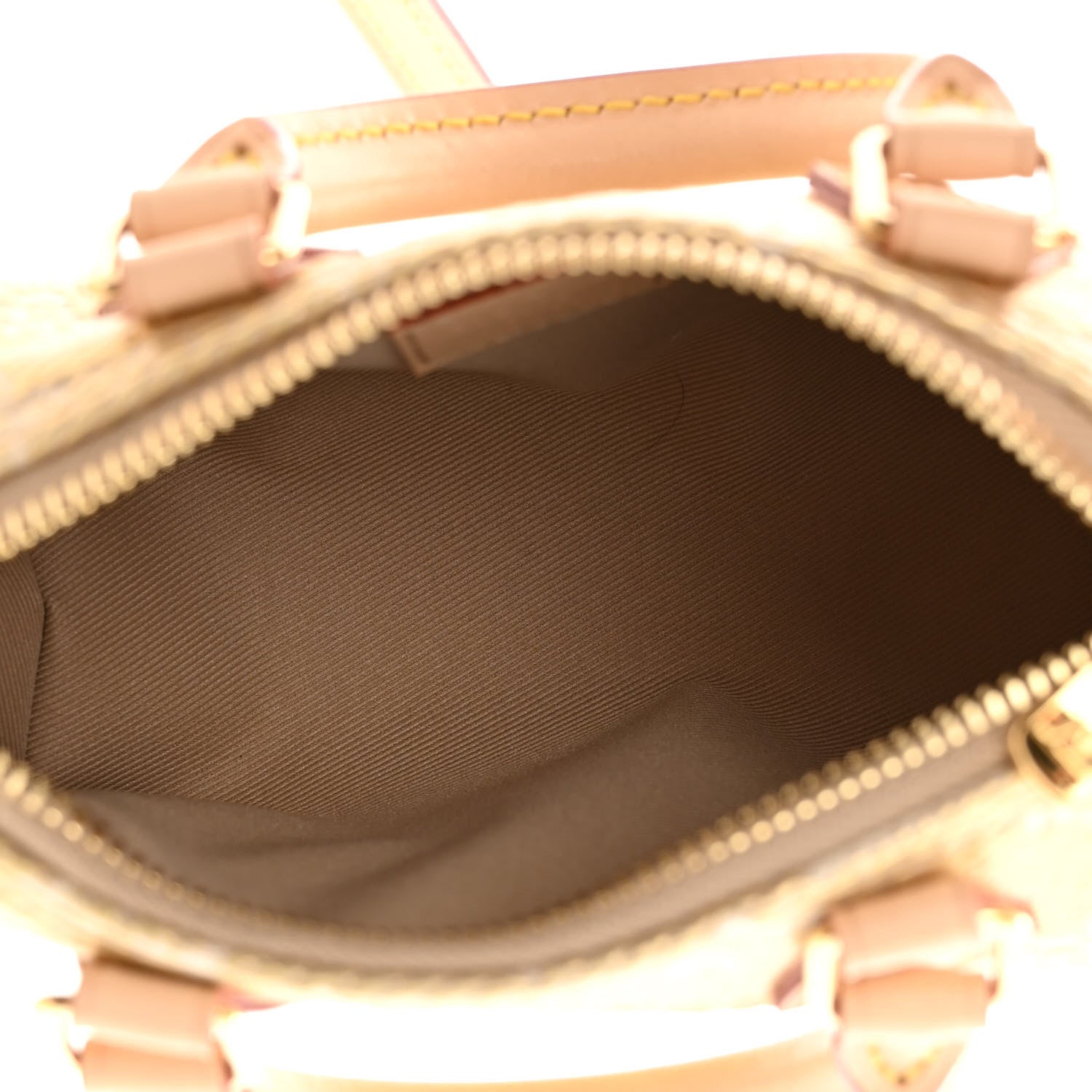 Louis Vuitton Monoglam Nano Speedy Beige 5 of 10