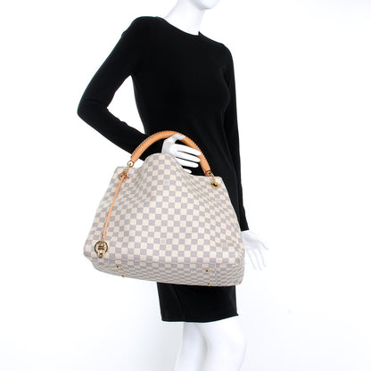 Louis Vuitton Damier Azur Artsy MM 2 of 10