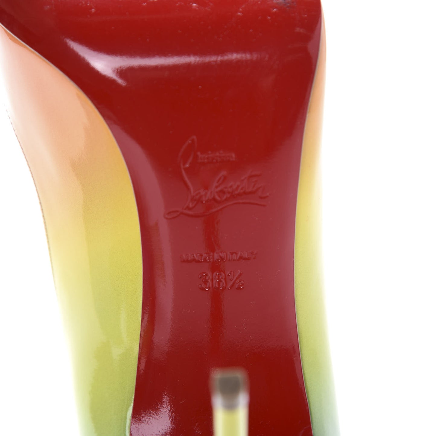 Patent Sunrise Pigalle Follies 100 Pumps 38.5 Multicolor