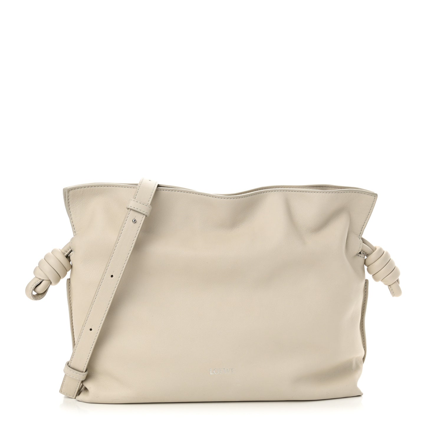 Nappa Medium Flamenco Knot Bag Sea Salt