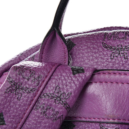 MCM Visetos Studded Medium Stark Backpack Purple 20 of 21