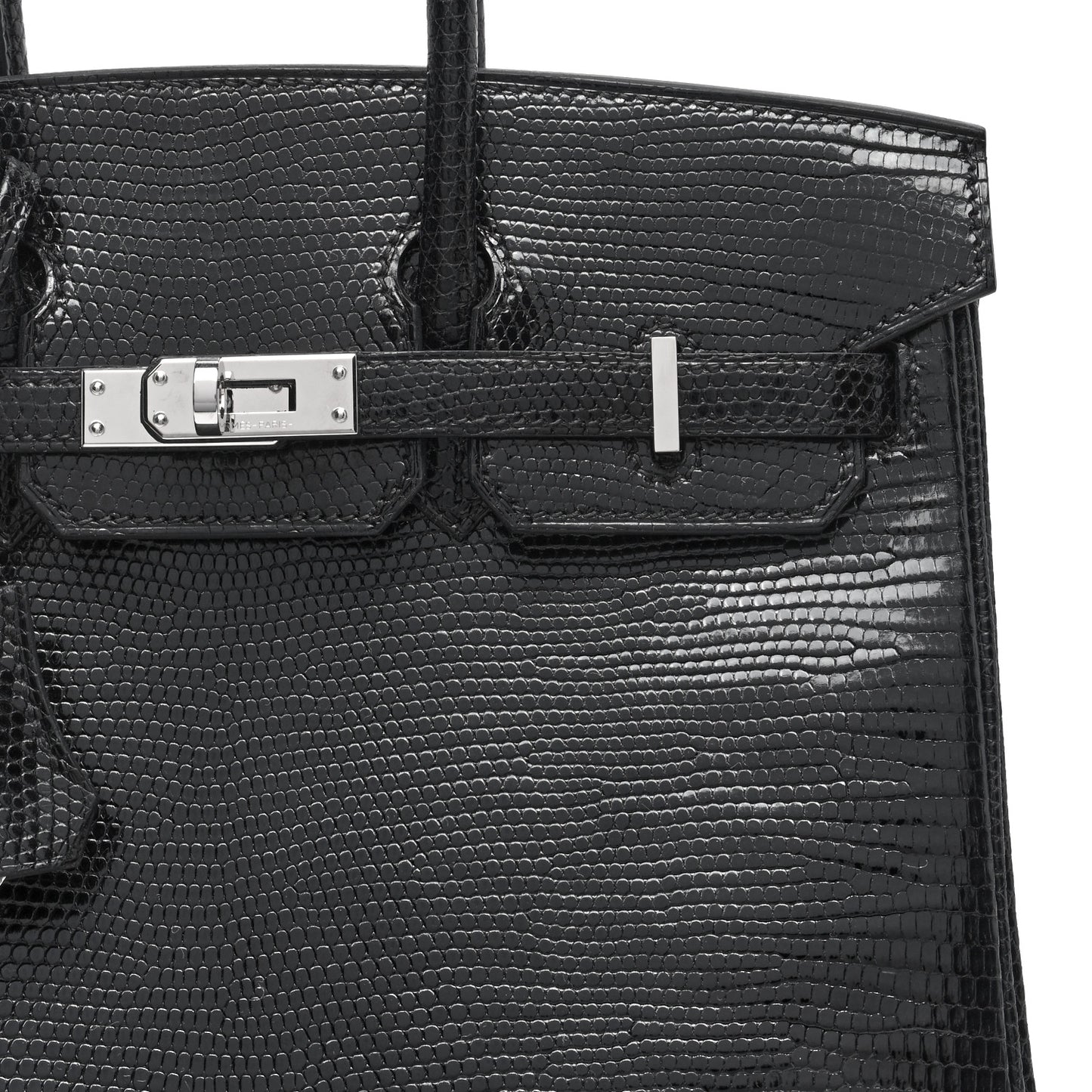 Lizard Birkin 25 Black