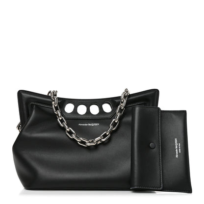 Alexander McQueen Calfskin The Peak Small Bag Black 3 of 10