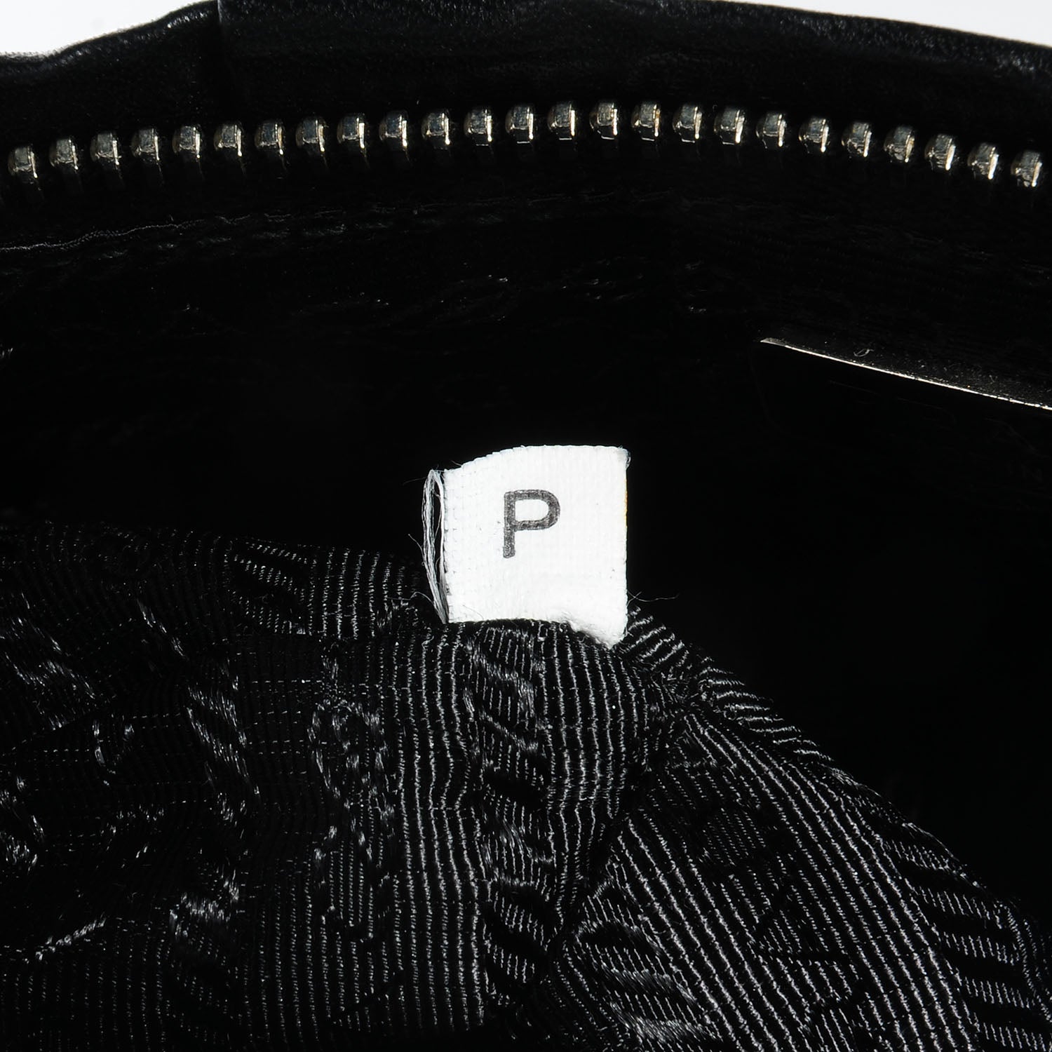 Prada Nappa Grommets Clutch Wristlet Nero Black 8 of 11