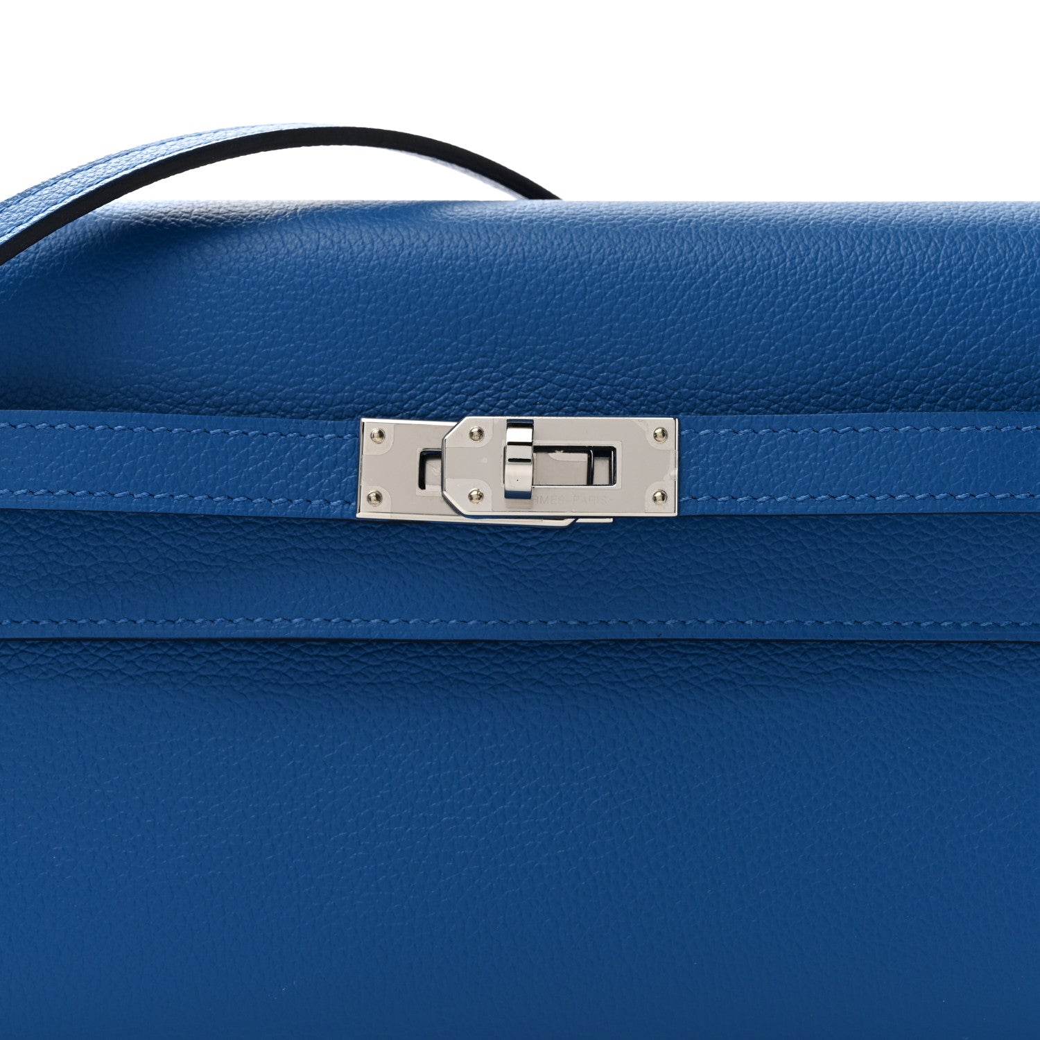Hermes Evercolor Kelly To Go Wallet Bleu France 7 of 10