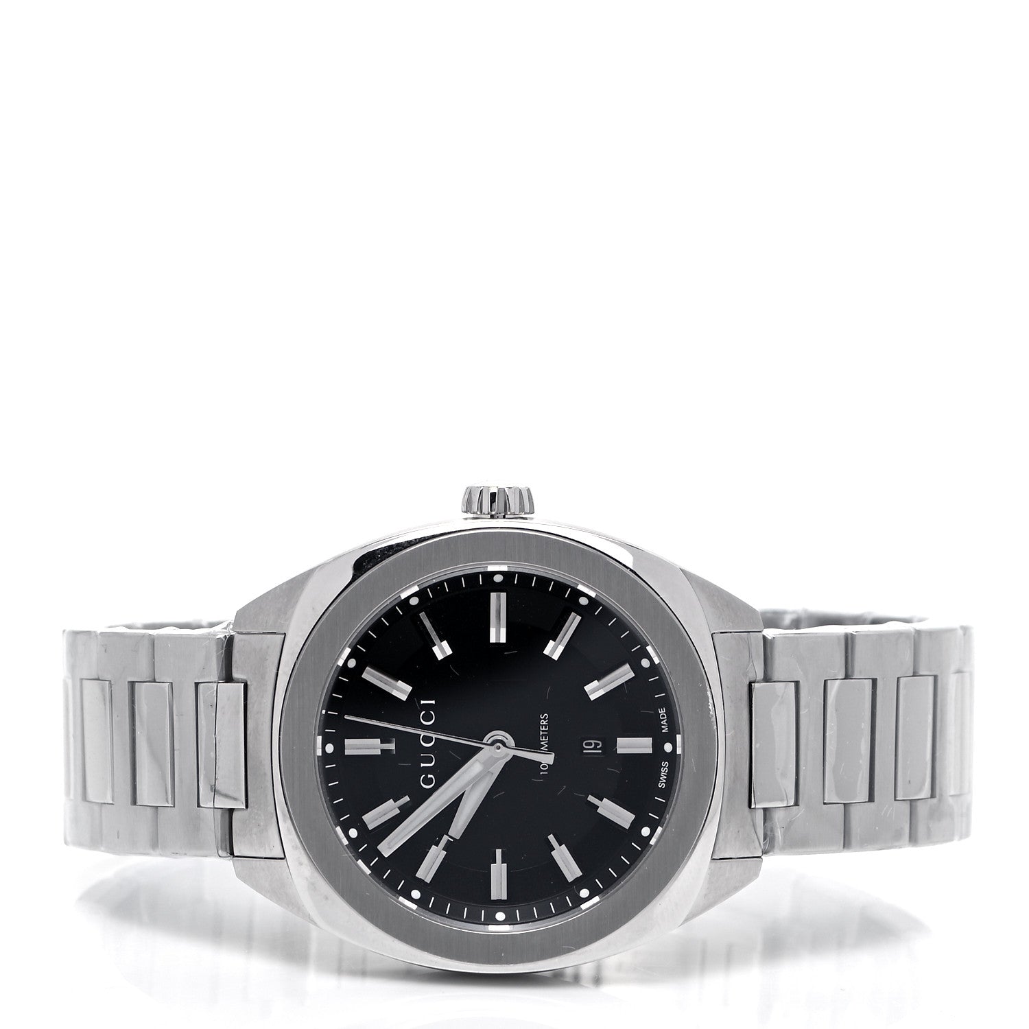 Gucci Stainless Steel 41mm G-Timeless Quartz Watch Black 2 of 7