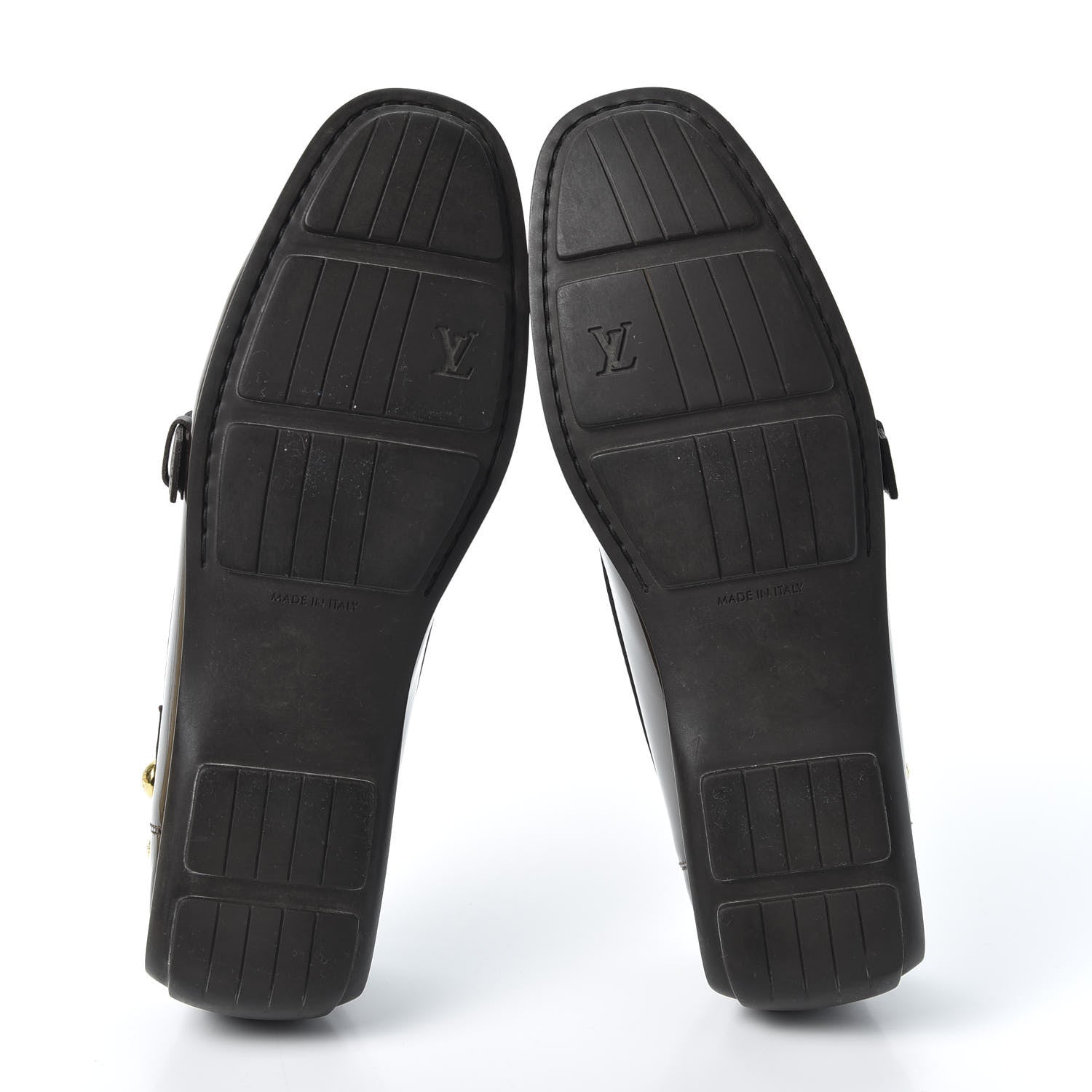 Louis Vuitton Monogram Patent Loafers 37.5 Brown 6 of 10