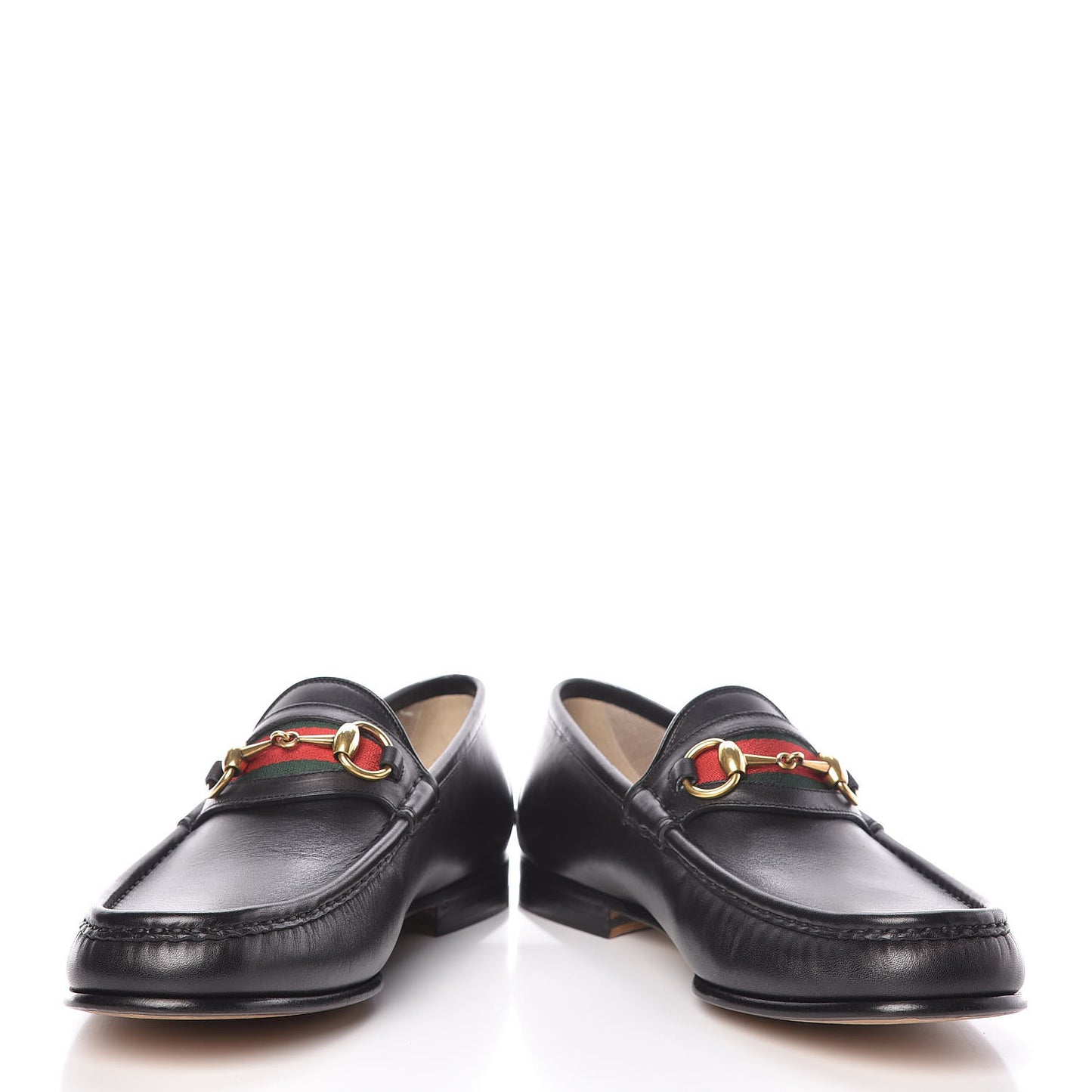 Calfskin Cirano Lux Web Mens 1953 Horsebit Loafers 8.5 Black