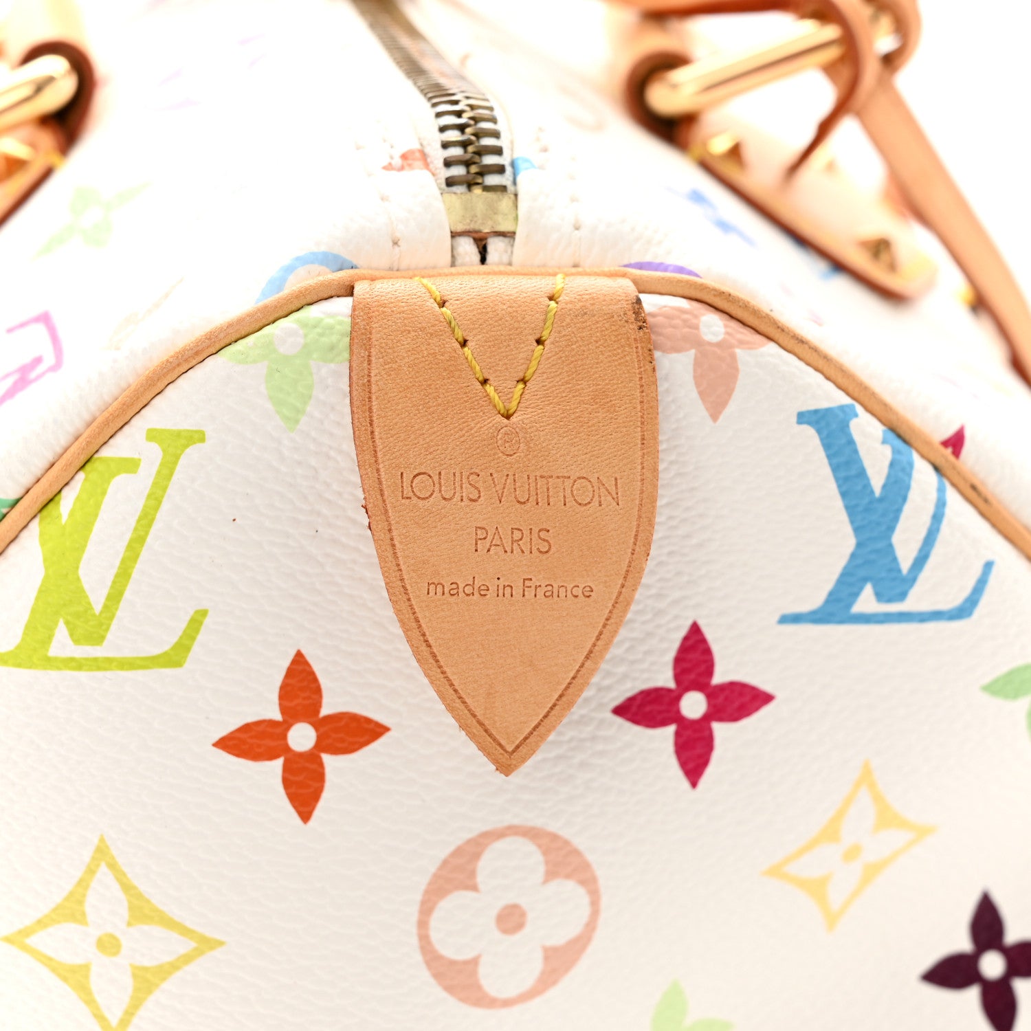 Louis Vuitton Monogram Multicolor Speedy 30 White 6 of 12