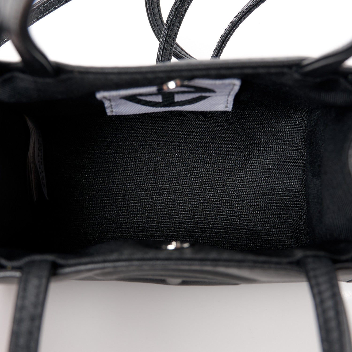 Telfar Vegan Leather Small Shopping Bag Black 5 of 10