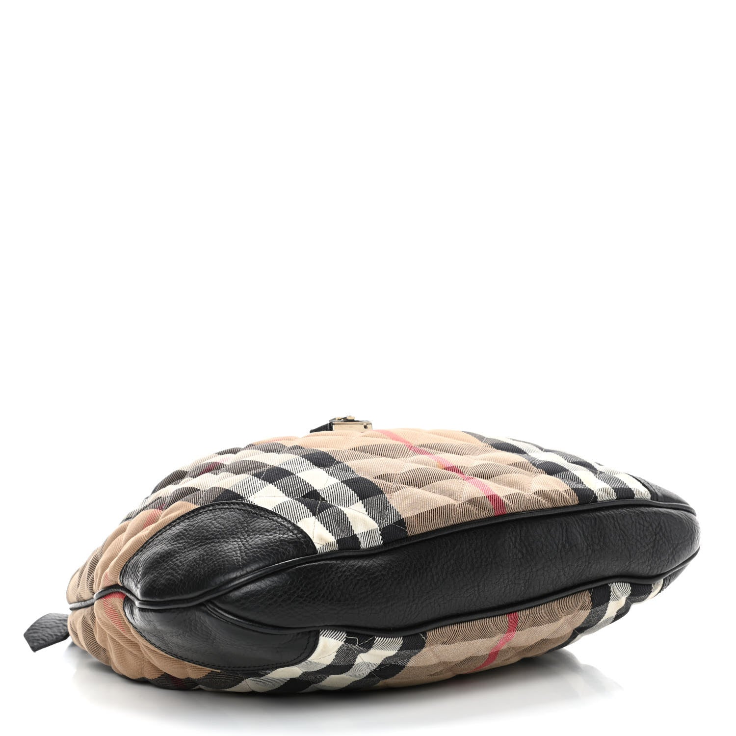 Burberry House Check Quilted Brook Hobo Black 4 of 6