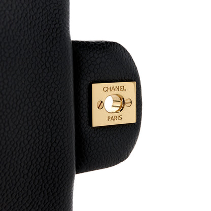 Chanel Caviar Quilted Clutch With Chain Flap Black 7 of 12