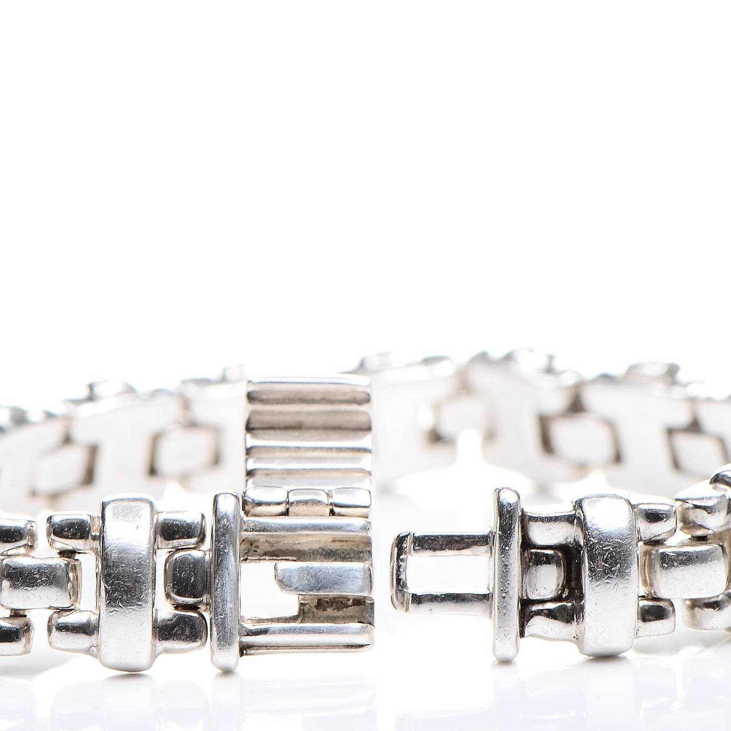 Sterling Silver Basket Weave Bracelet