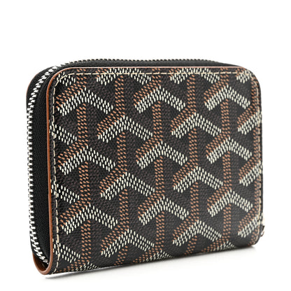 Goyard Goyardine Matignon PM Wallet Black Gold 3 of 7